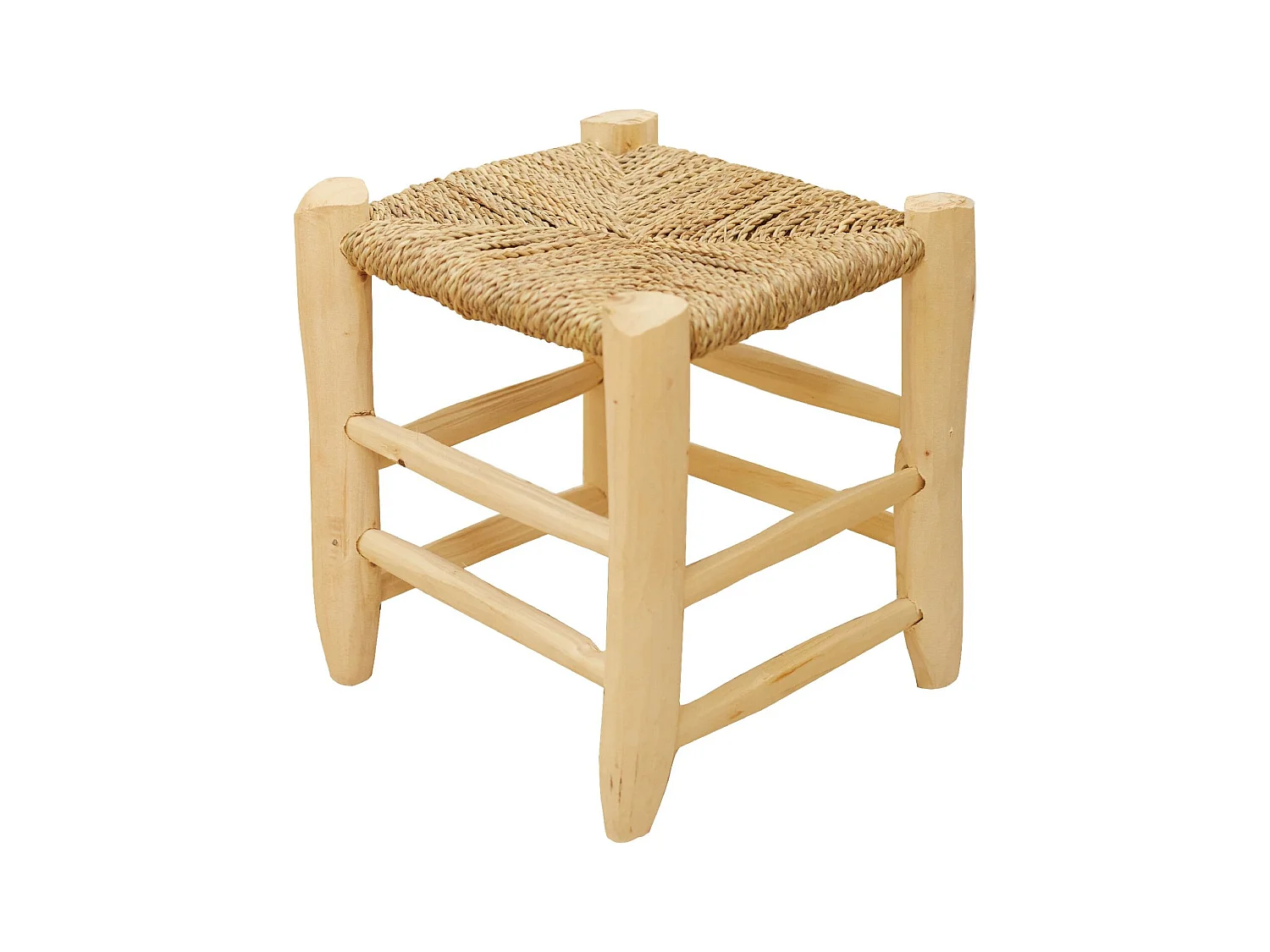 Tabouret Marocain bois de laurier