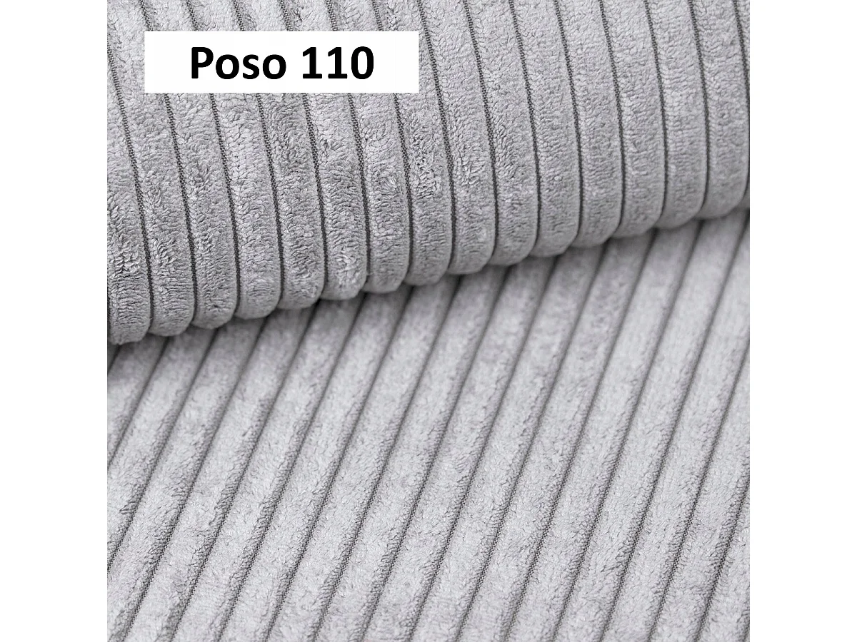 Hoekbank met slaapfunctie en opbergruimte, zachte cordstof, flexibel verstelbaar, linkeropstelling, 247x143x83 cm, licht esdoorn