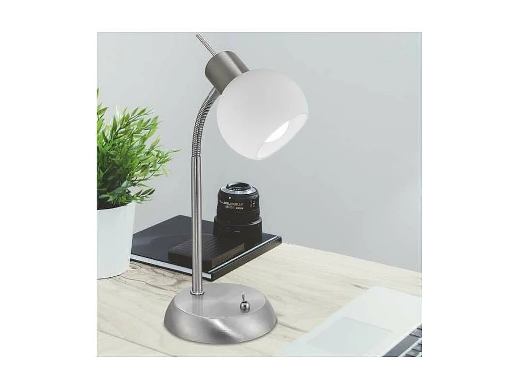 Sobremesa Vera niquel satinado 34 cm(alto)13 cm(ancho)16 cm(largo)