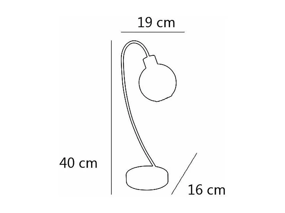 Sobremesa Menta acabado en cuero 40 cm(alto) 16 cm(ancho)19 cm(largo)