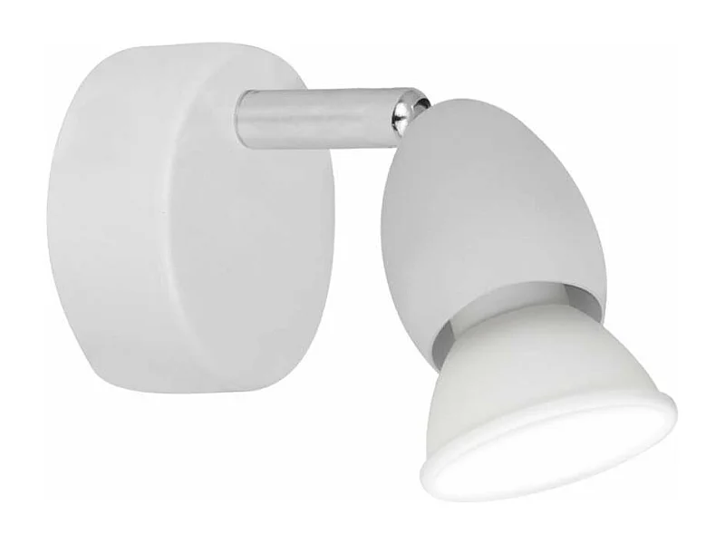 Aplique de pared Bala acabado en blanco 10cm(alto) 8cm(ancho) 13cm(largo)