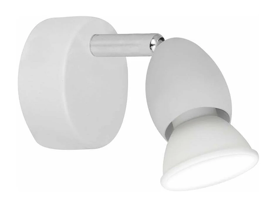 Aplique de pared Bala acabado en blanco 10cm(alto) 8cm(ancho) 13cm(largo)