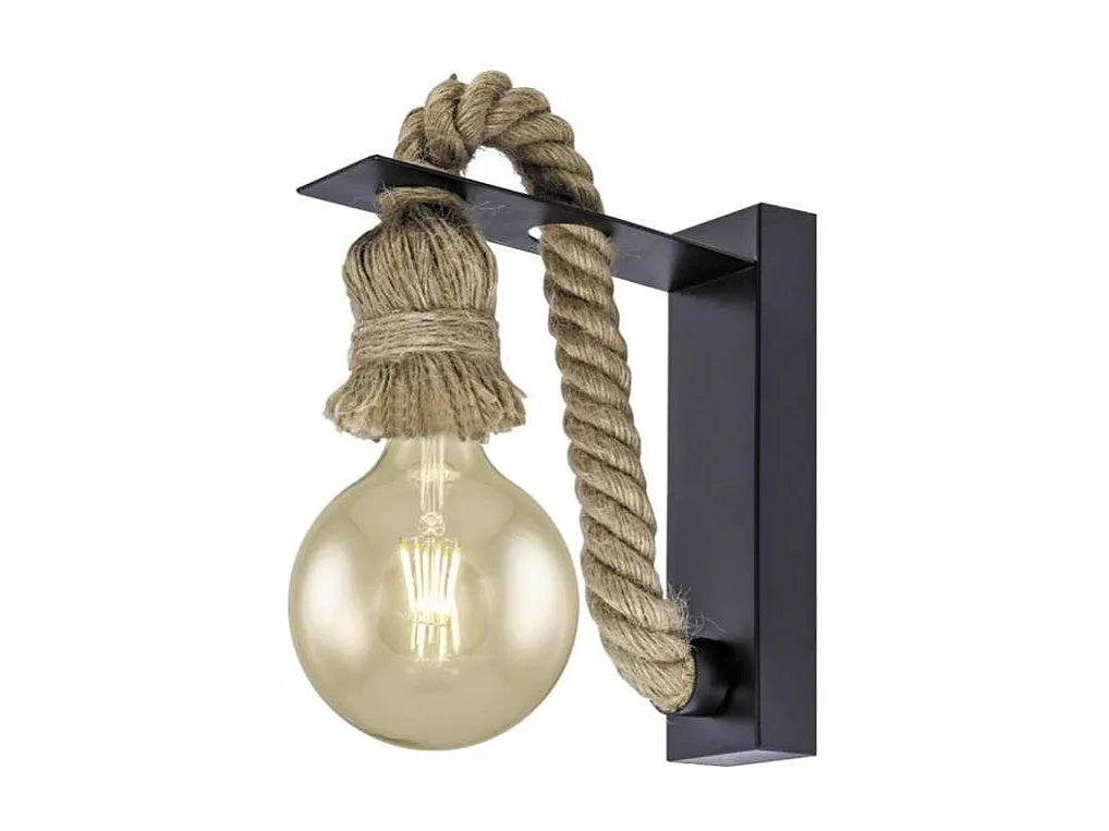 Aplique a pared Poto acabado cuerda 18 cm(alto)5 cm(ancho)18 cm(fondo)