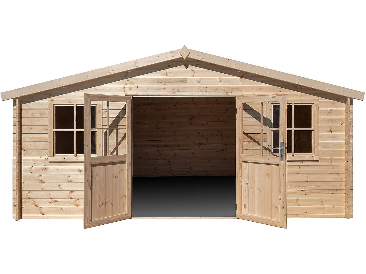 Tuinhuisje hout "Alex" - 20.20 m² - 480 x 400 x 239 cm - 28 mm