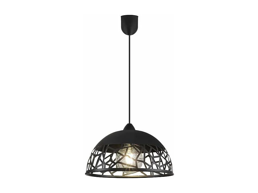 Colgante modelo Pang acabado negro, 28cm(alto) 30cm(ancho) 30cm(fondo)