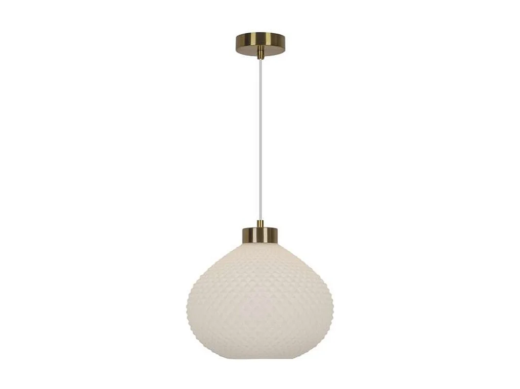 Colgante modelo Flore acabado latón/opal, 31cm(alto) 28cm(ancho) 28cm(fondo.