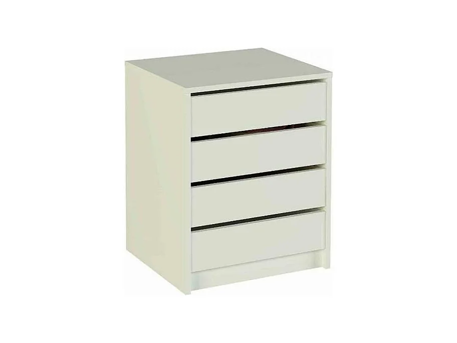 Cajonera Merise en color blanco. 61,4 cm(alto)50 cm(ancho)44 cm(largo)