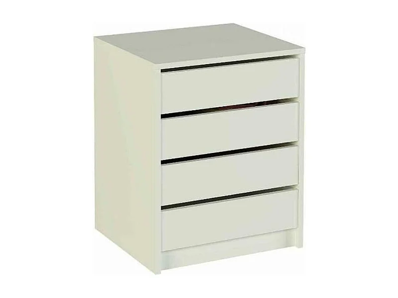 Cajonera Merise en color blanco. 61,4 cm(alto)50 cm(ancho)44 cm(largo)