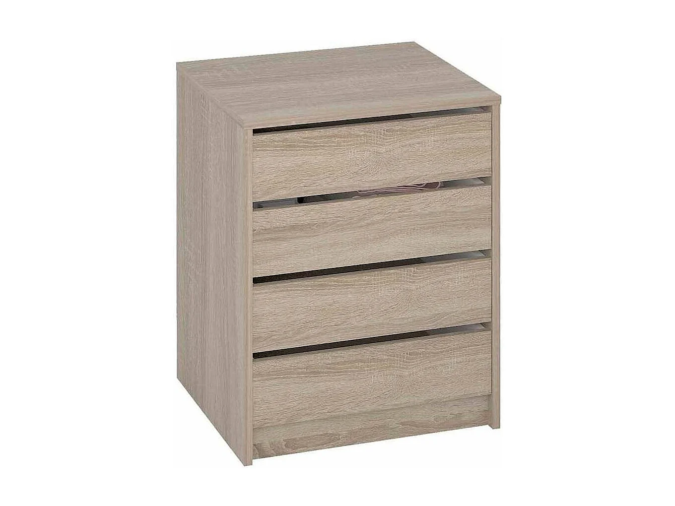 Cajonera Merise en color roble. 61,4 cm(alto)50 cm(ancho)44 cm(largo)