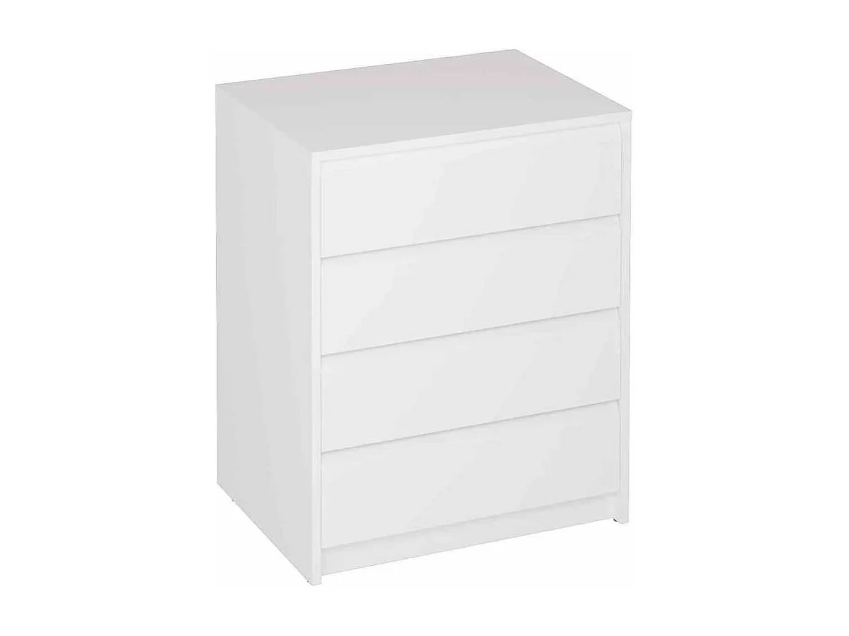 Cajonera Madrid en blanco. 73,4 cm(alto)60 cm(ancho)45 cm(fondo)