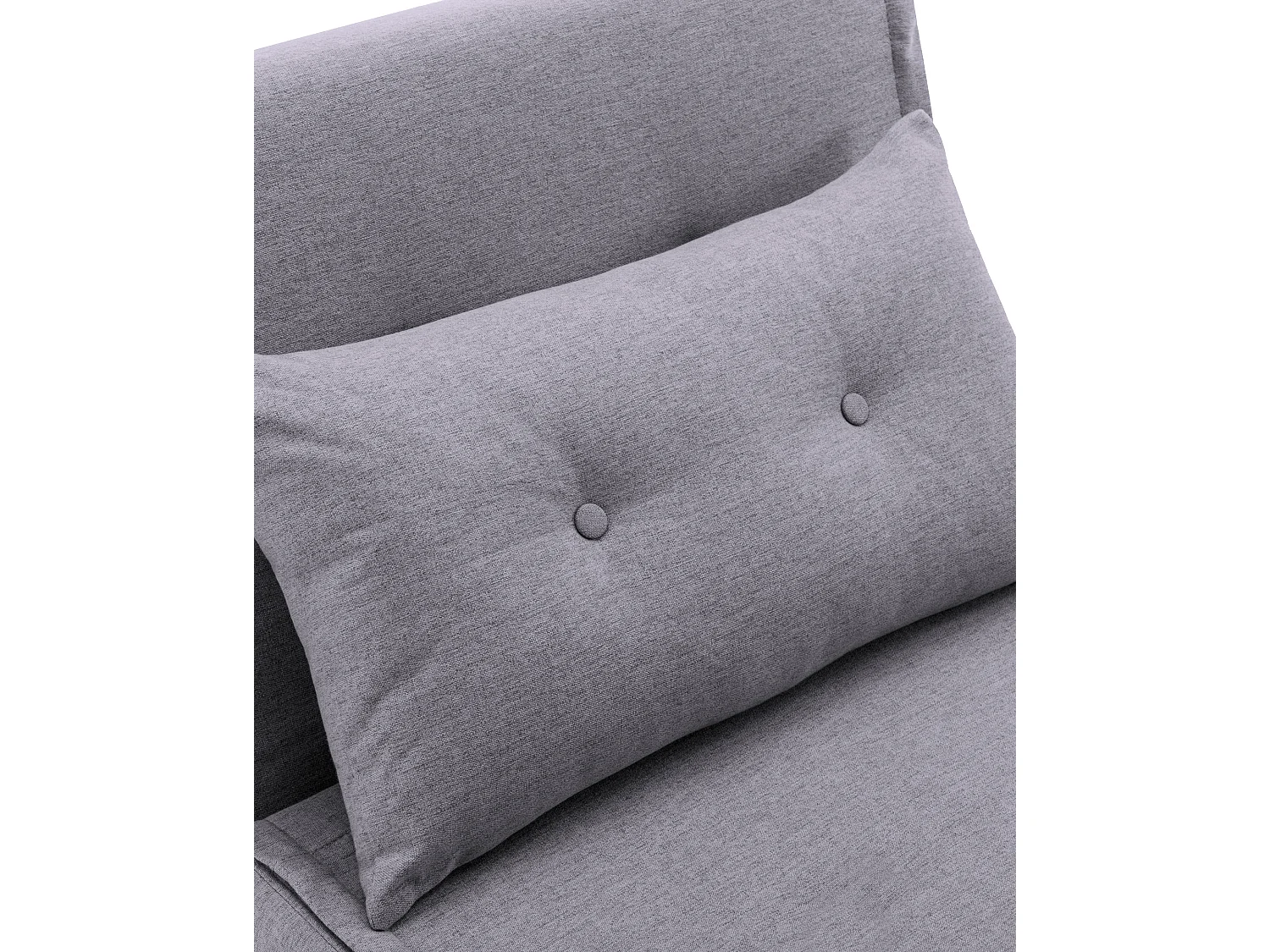 Sofá cama de 82x95x81-192 cm de 1 plaza con 4 patas de madera en color gris Pegaso