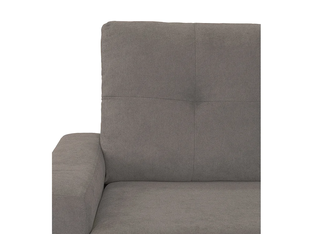 Sofá de 2 plazas de 96x145x78 cm de tela en color beige con patas negras Brooklyn