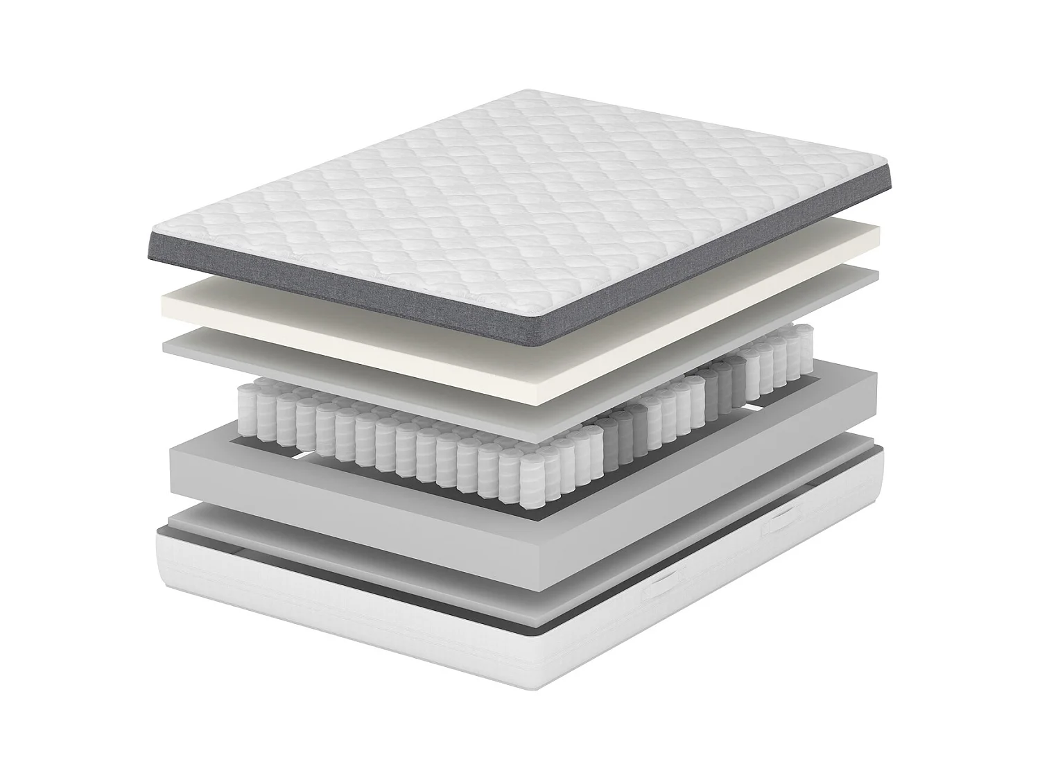 Colchón 800 Muelles Independientes Polirelax 7 Zonas Air Touch 160x200x23