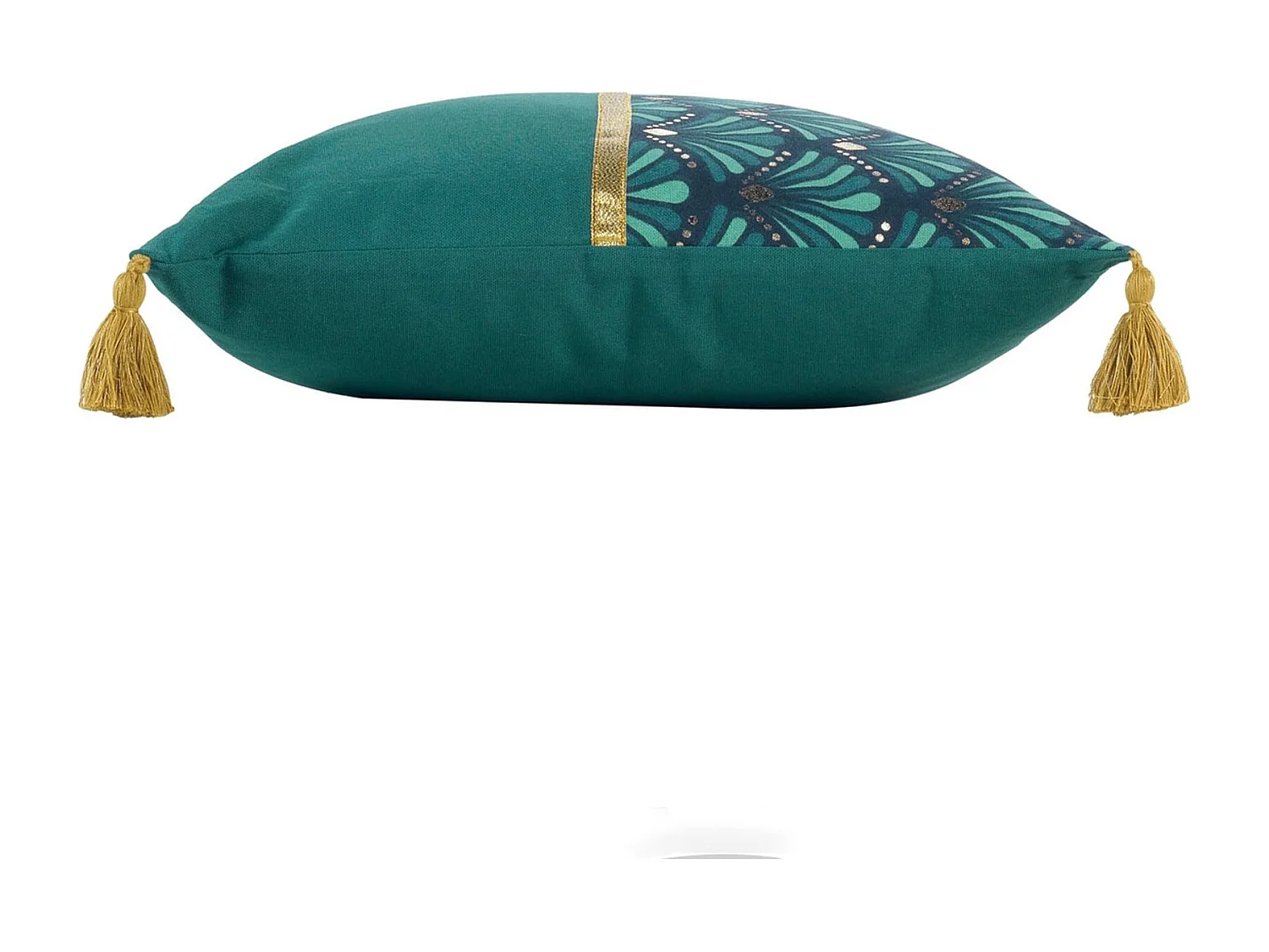 Coussin Déco Imprimé "Art Chic" 40x40cm Bleu