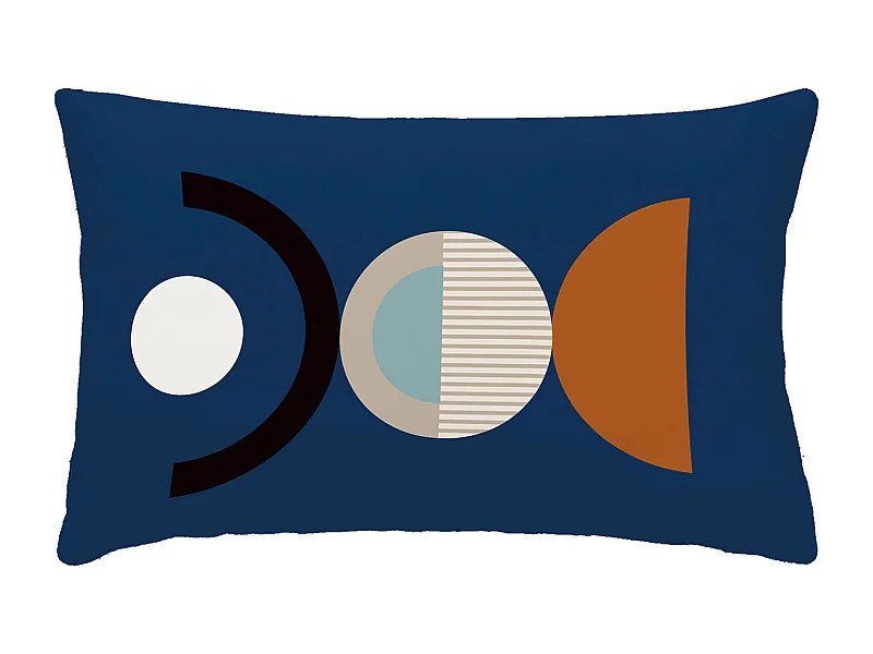 Coussin Déco "Neoline" 30x50cm Bleu