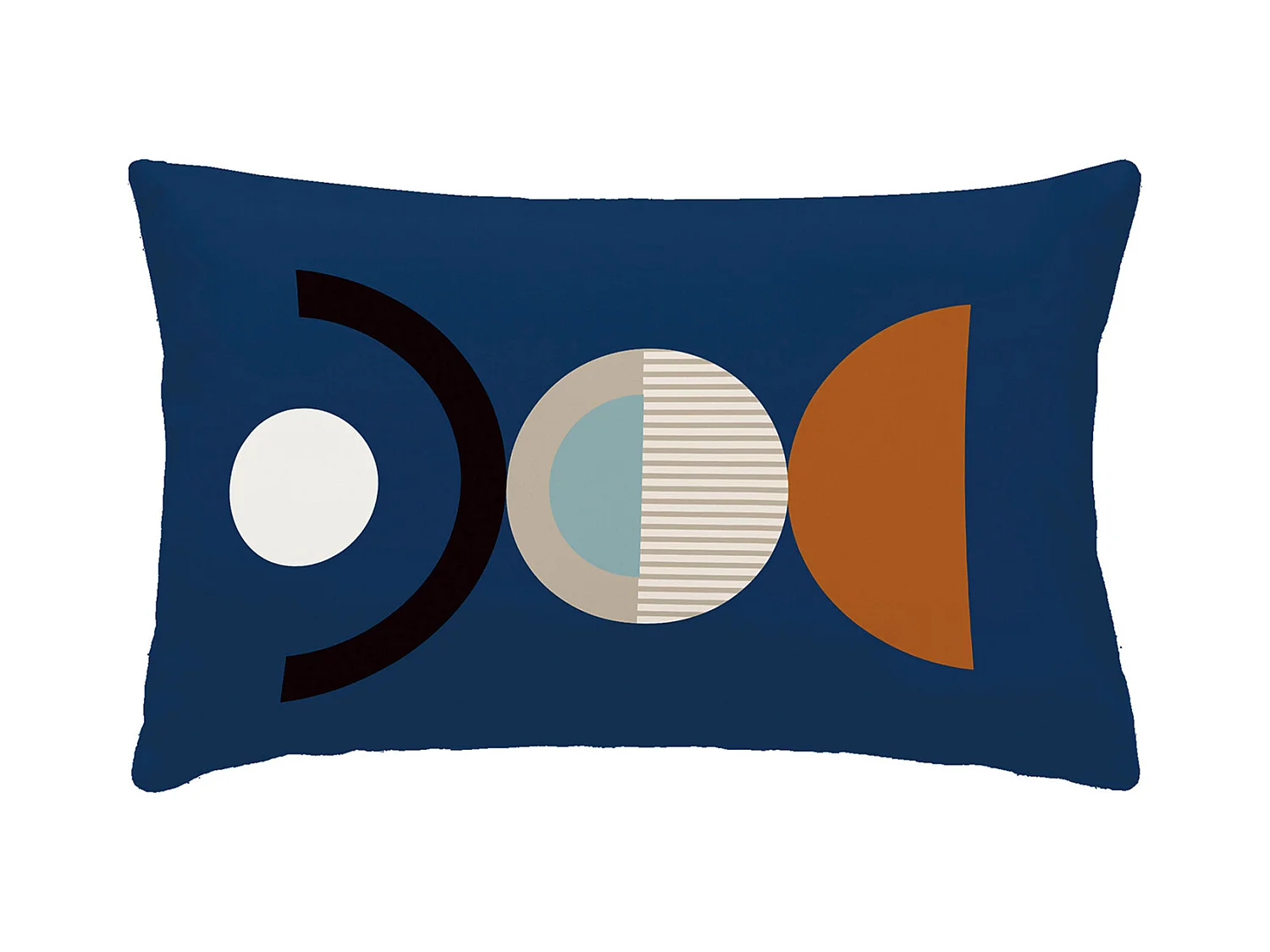 Coussin déco à l'esprit graphique