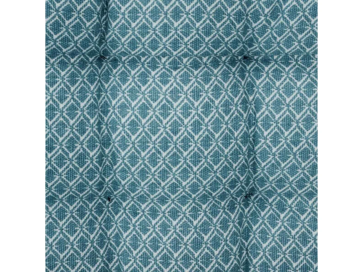 Galette de Chaise "Otto" 38x38cm Bleu Canard