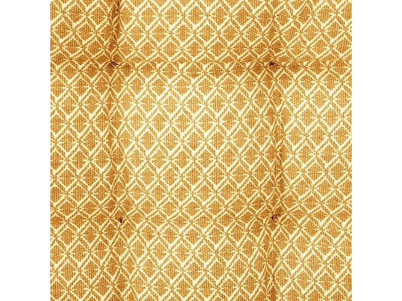 Sitzkissen mit Druckmuster und Polsterung zum Binden 38 x 38 cm