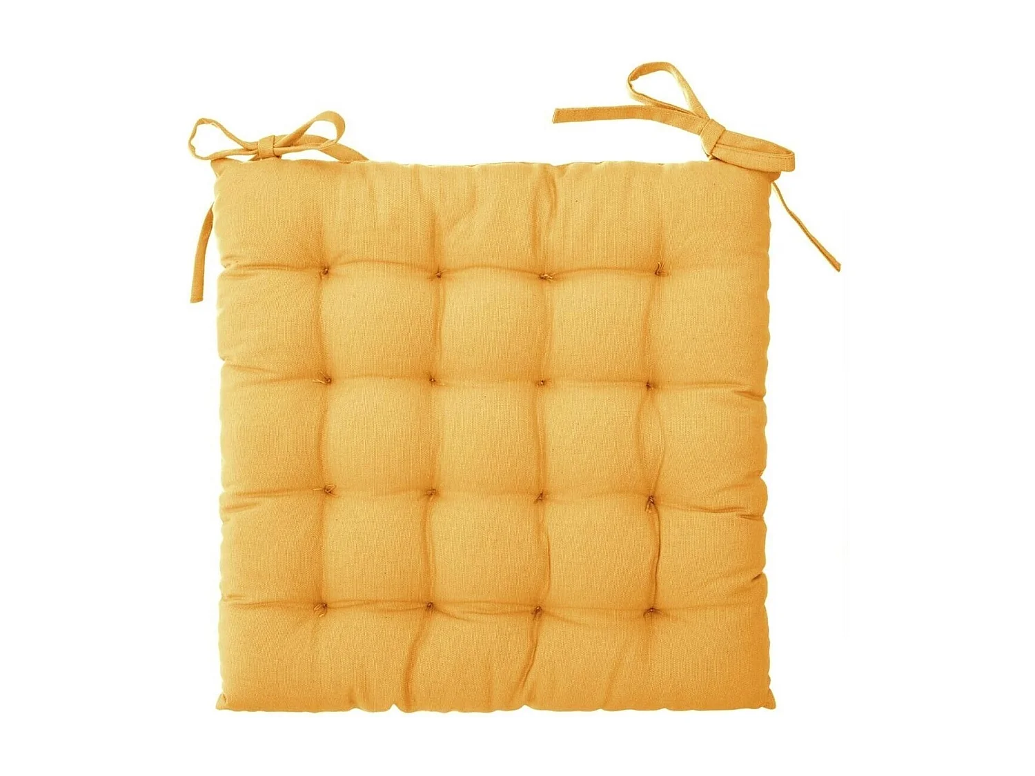 Galette de Chaise "Otto" 38x38cm Ocre