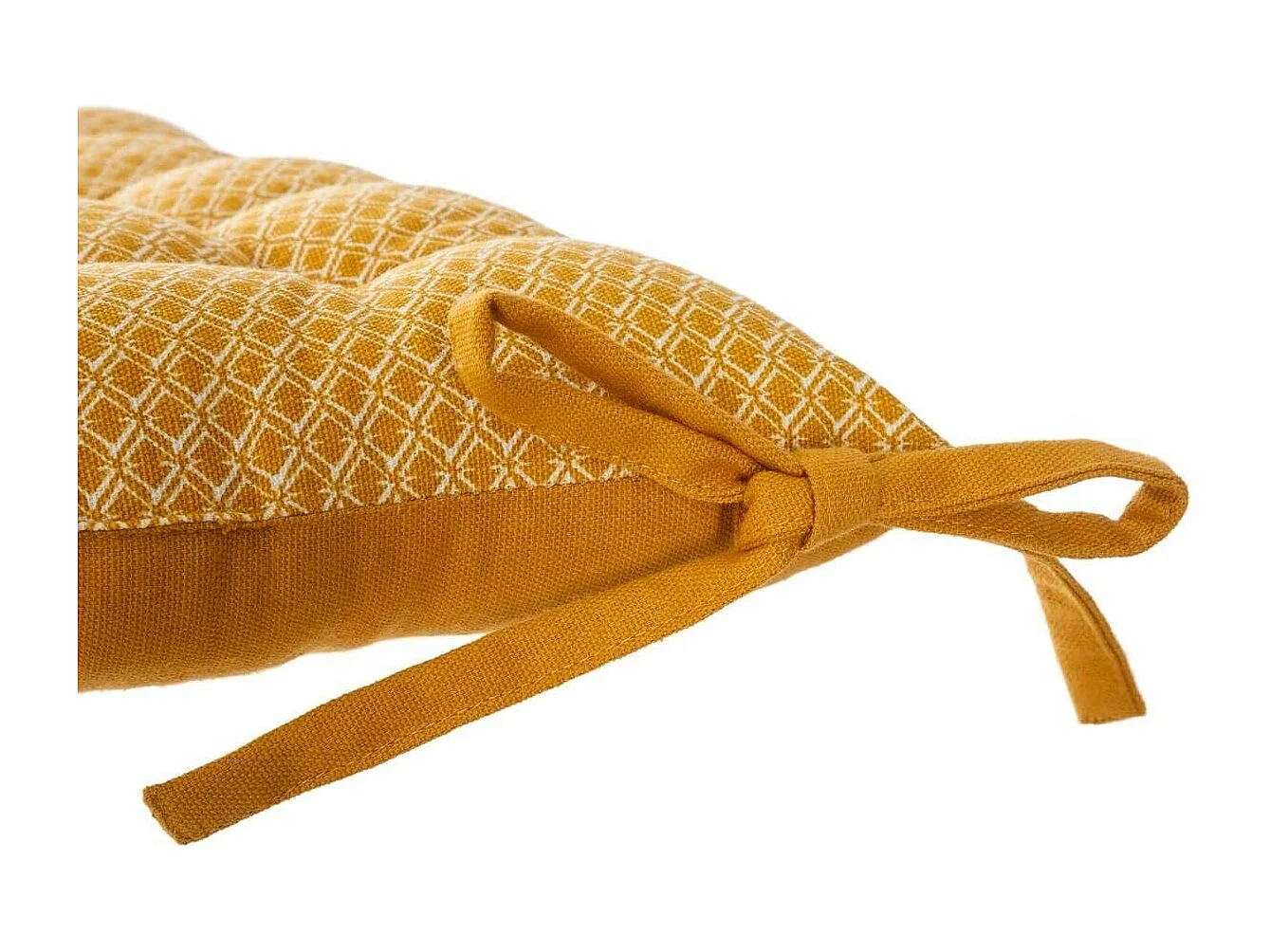 Galette de Chaise "Otto" 38x38cm Ocre