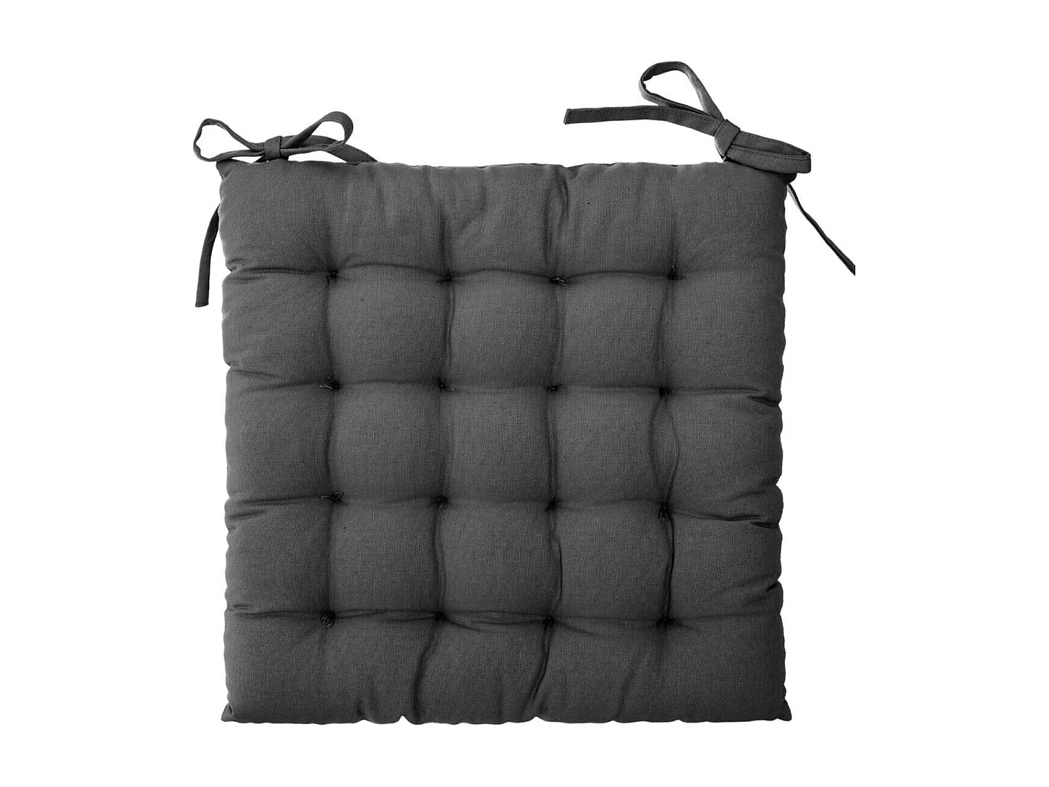 Sitzkissen mit Druckmuster und Polsterung zum Binden 38 x 38 cm