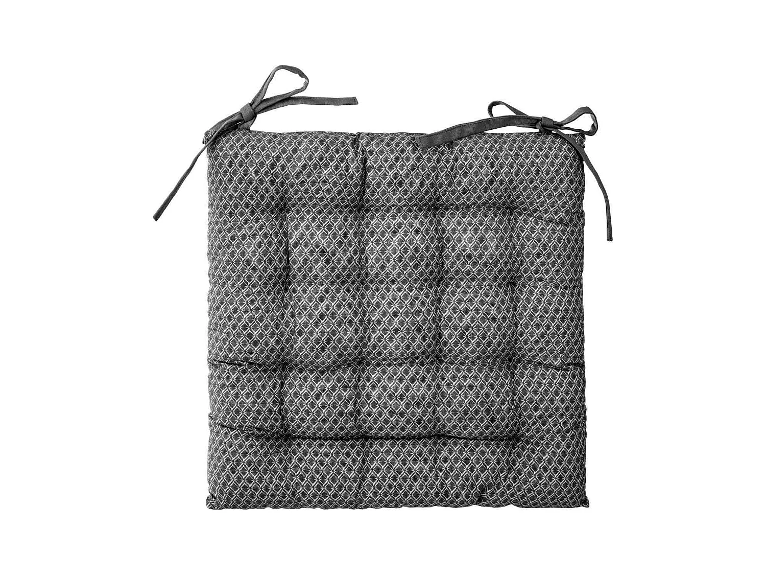Galette de Chaise "Otto" 38x38cm Gris