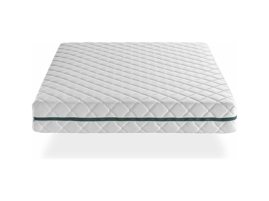 Matelas Déhoussable 90X200 ELBA, Epaisseur 22 CM, Mousse Adaptative, Ergonomique. Soutien Equilibré