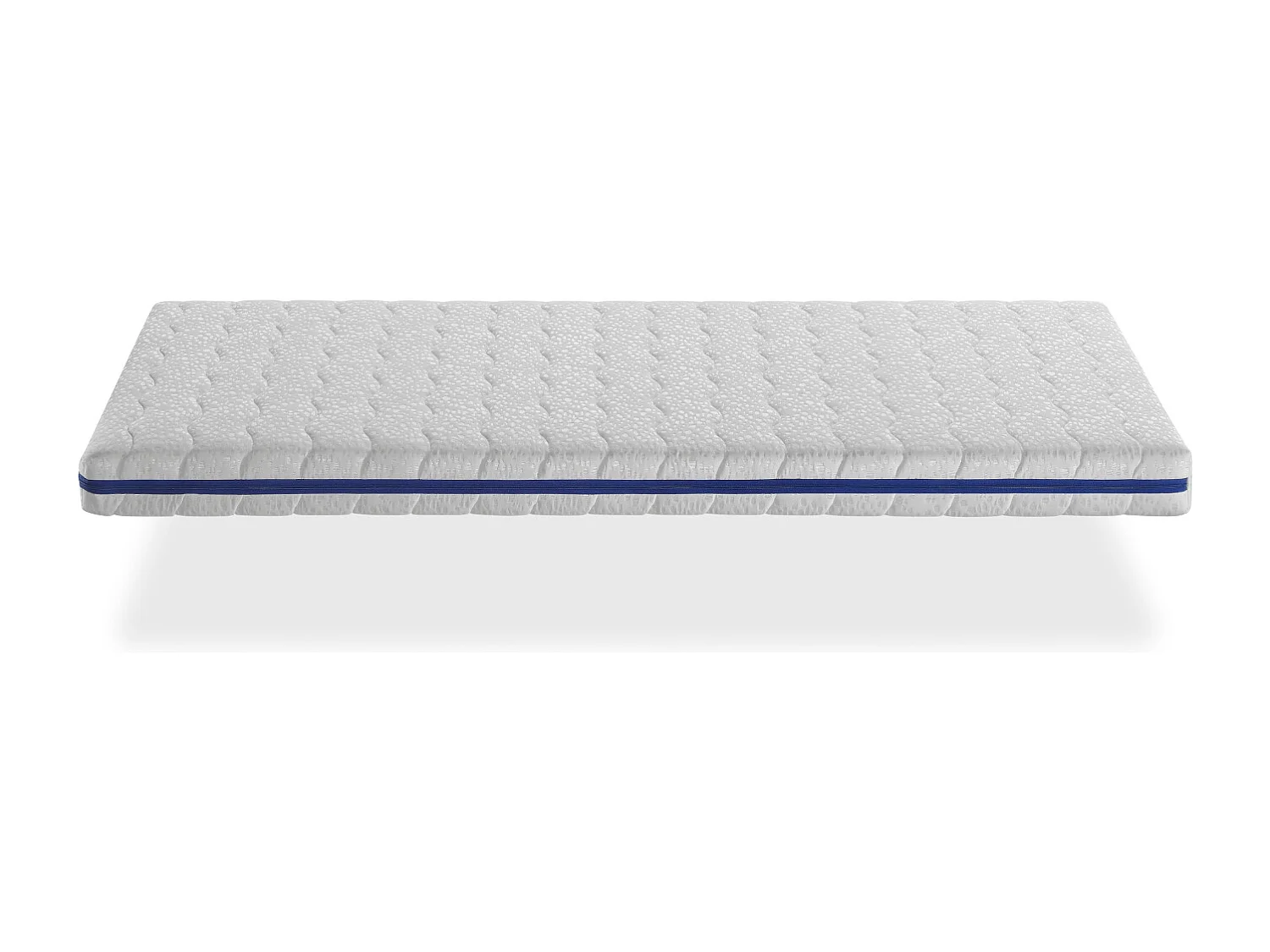 Ademende schuimrubberen matras 90X190 LOA, Hoogte 11 CM, Afneembaar, ergonomisch en aanpasbaar.