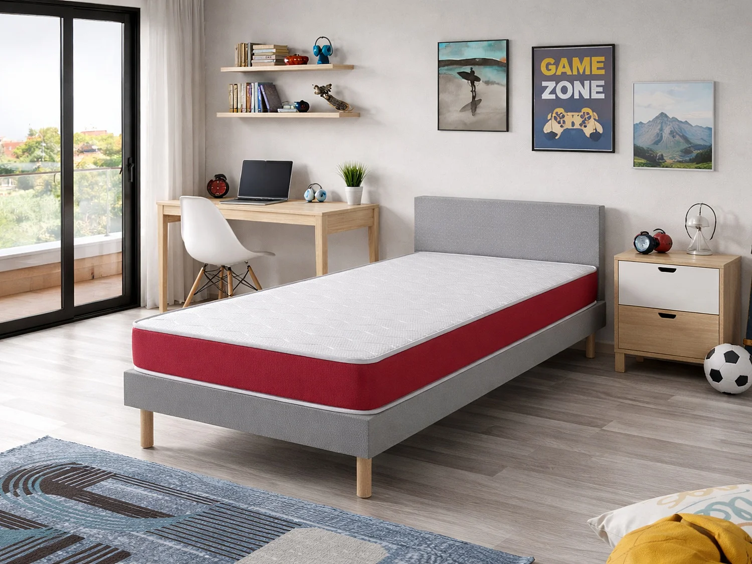 Kindermatratze 70X190 DOGO, Hohe 14 CM , Ergonomisch und anpassungsfahig