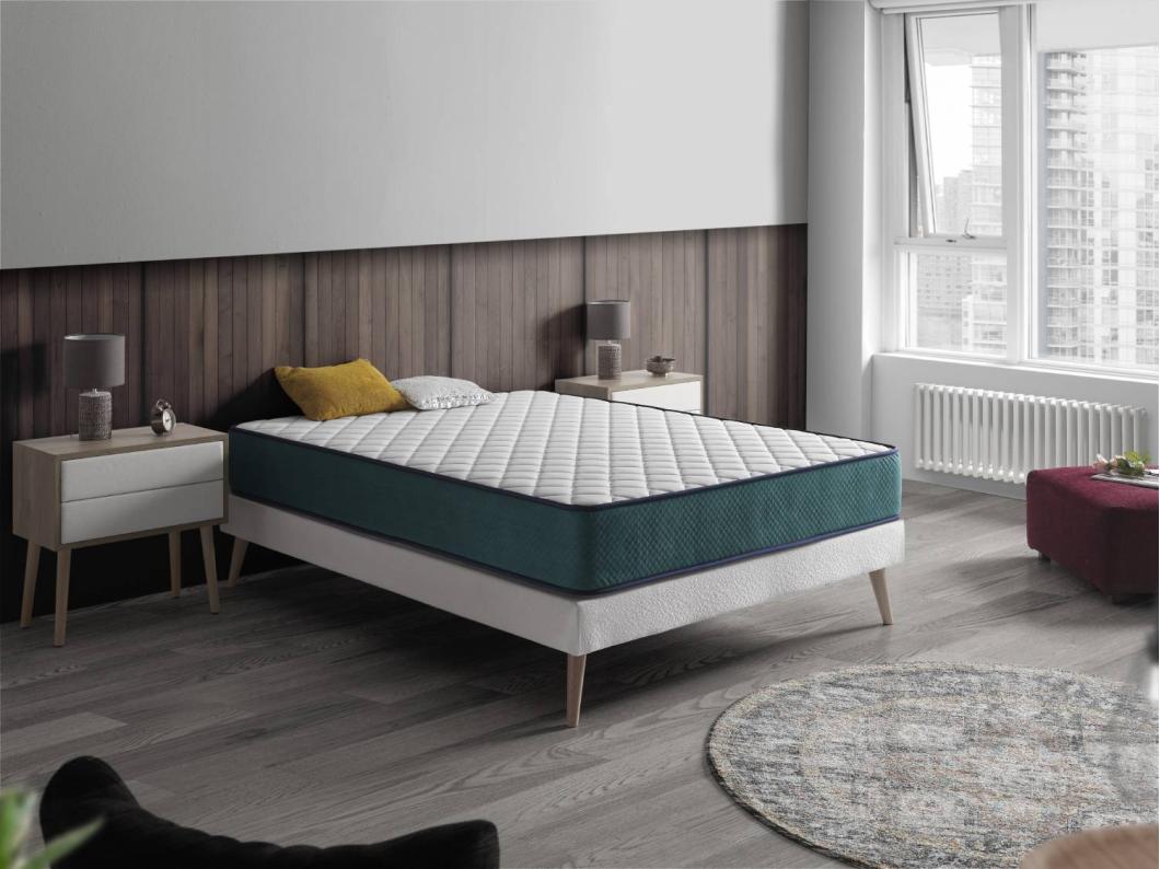 Matras Pocketveren  140X180 LOIRA, Hoogte 24 CM, 7 comfortzones. Drukpuntverlager