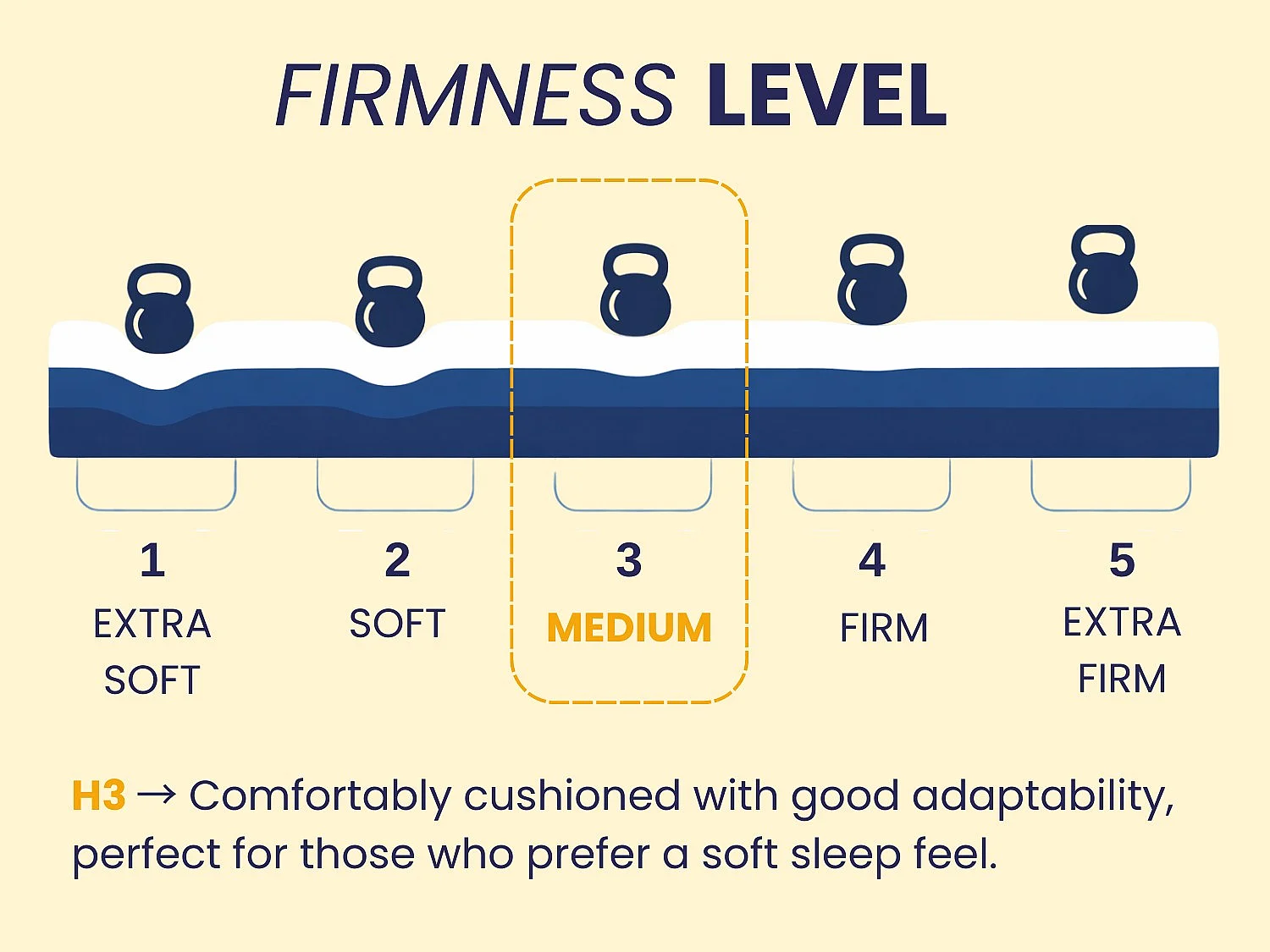 Matelas Ressorts Ensachés 105X200 ELBA, Epaisseur 24 CM, 7 zones de confort. Déhoussable. Hygiénique et respirant