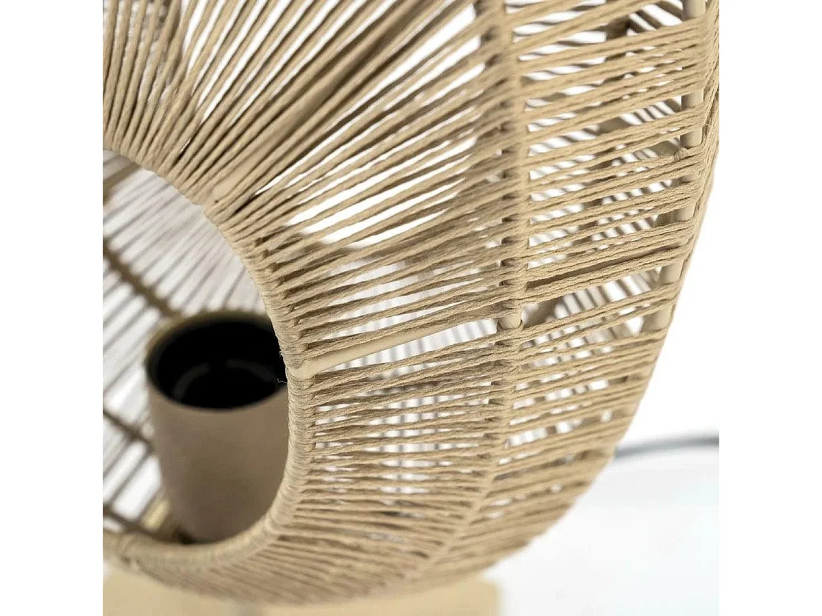 Lampe à poser Ovo - Beige - 22x13x39 cm