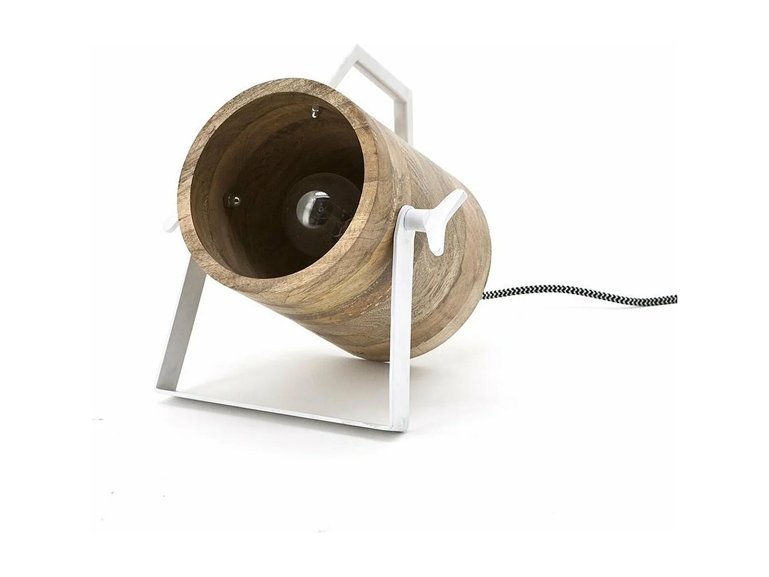 Lampe à poser Furnilux Scotty - Marron - Design moderne