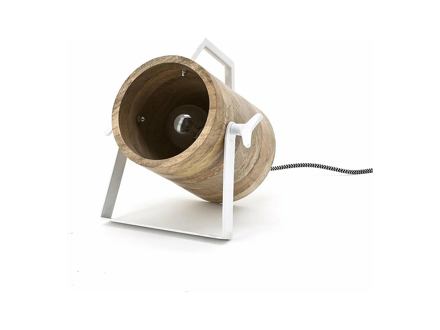Lampe à poser Furnilux Scotty - Marron - Design moderne