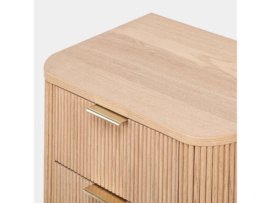 Mesita de noche 2 cajones