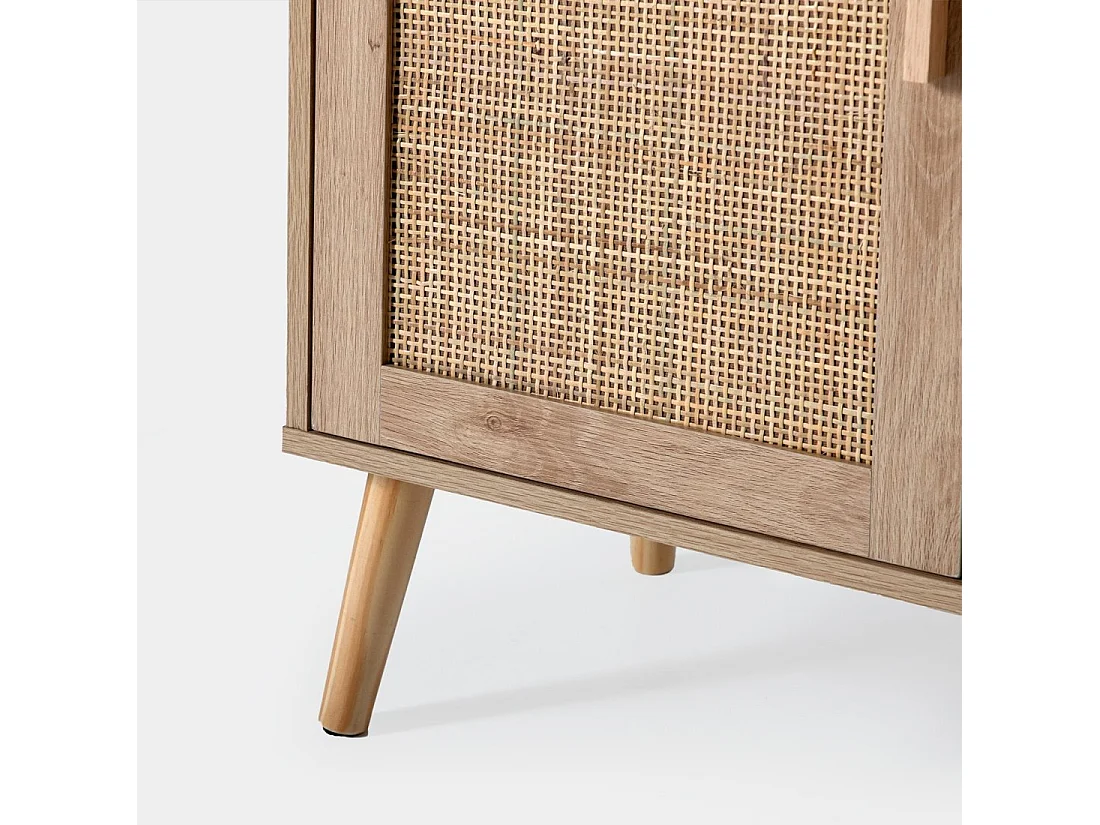 Étagère haute en rotin naturel 80x171 cm-Tahiti