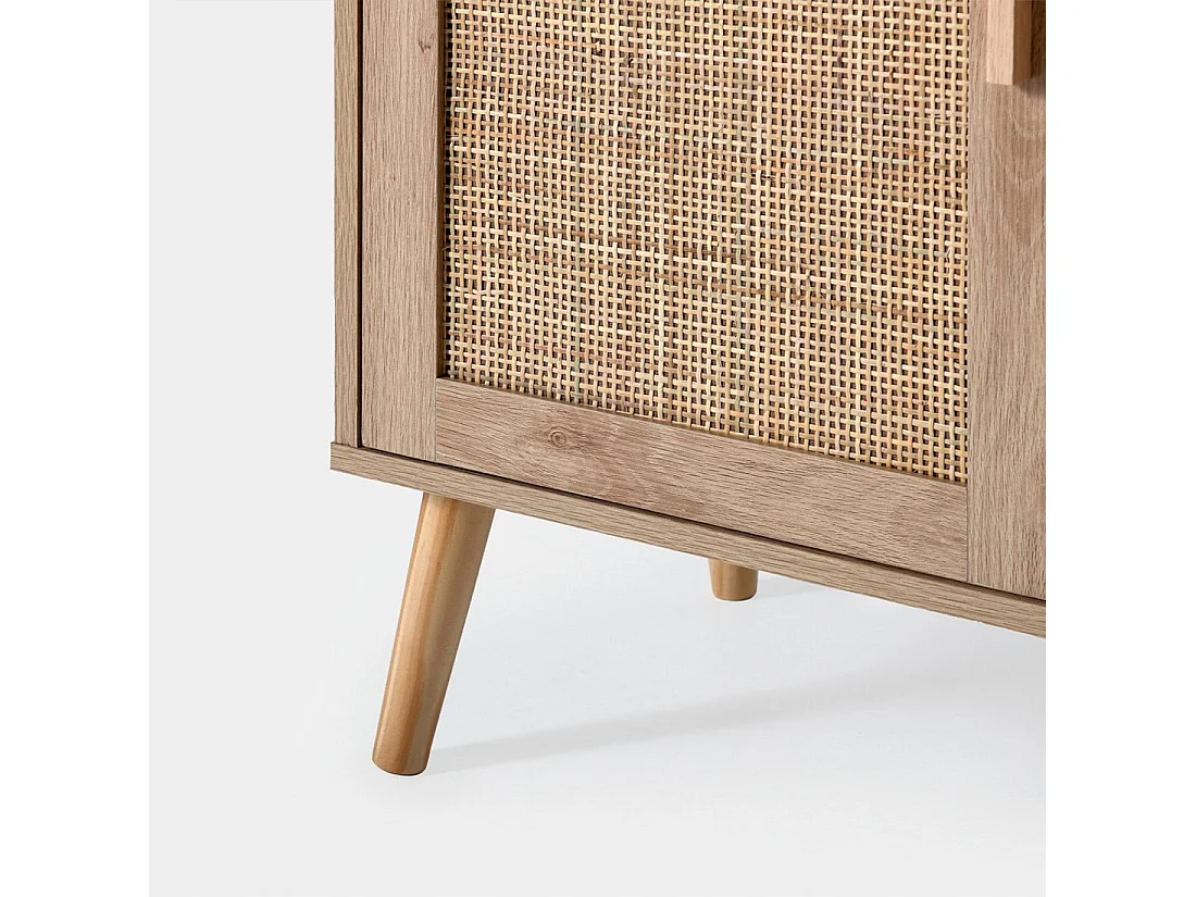 Étagère haute en rotin naturel 80x171 cm-Tahiti