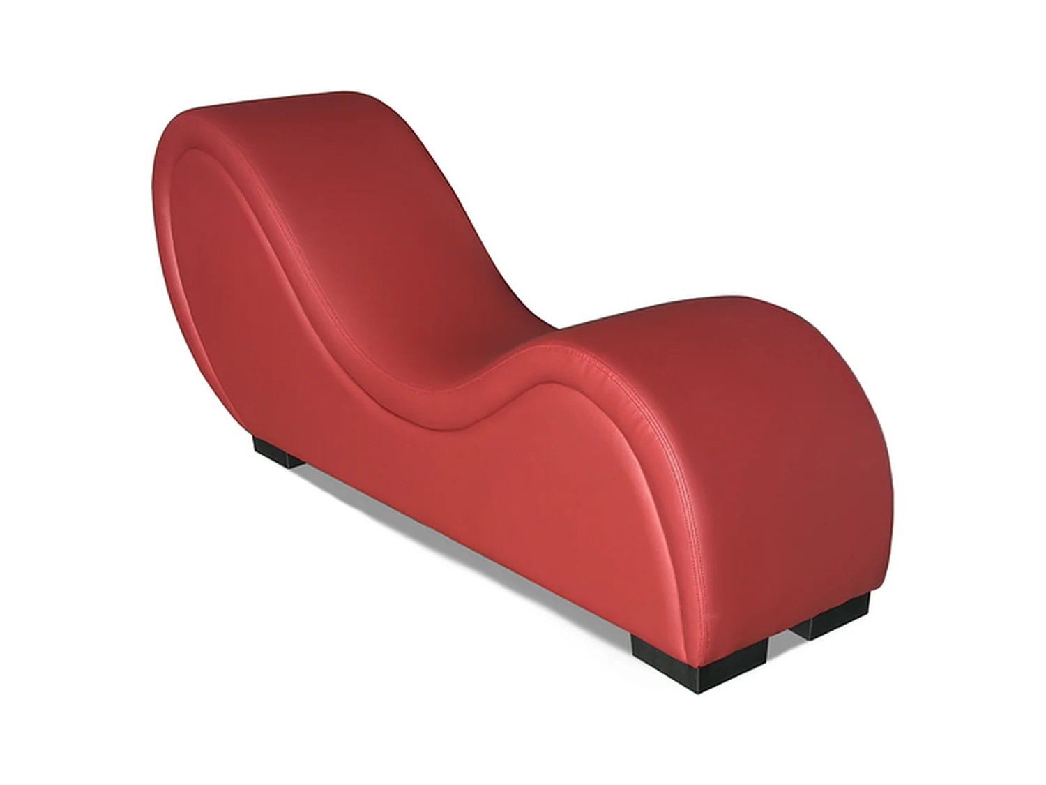 Canapé Tantra Furnilux - Similicuir Rouge - Design pour relaxation intime