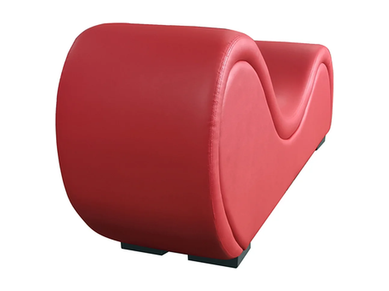 Canapé Tantra Furnilux - Similicuir Rouge - Design pour relaxation intime