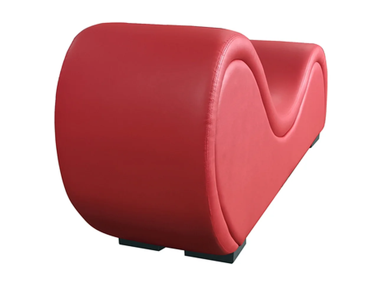 Canapé Tantra Furnilux - Similicuir Rouge - Design pour relaxation intime