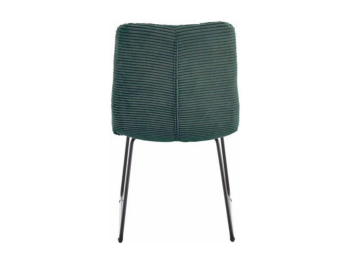 Chaise - vert émeraude Velours côtelé - NEW CHARME