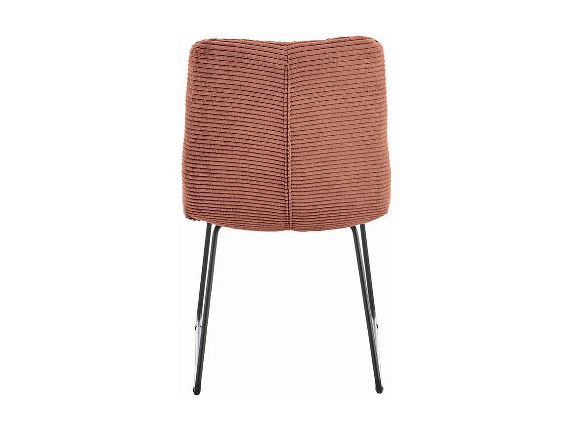 Gestoffeerde stoel - Bruin Koord - NEW CHARME