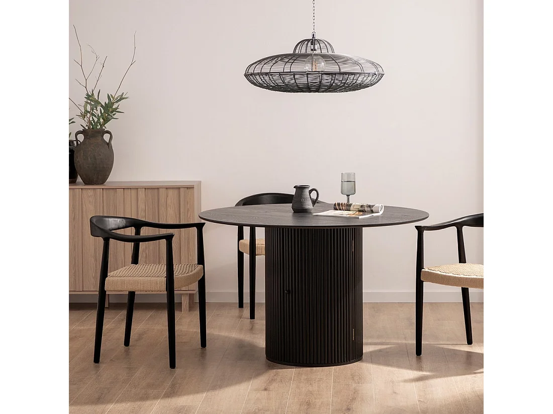 Mesa fija de Madera Negro 75 x 120- Vemi