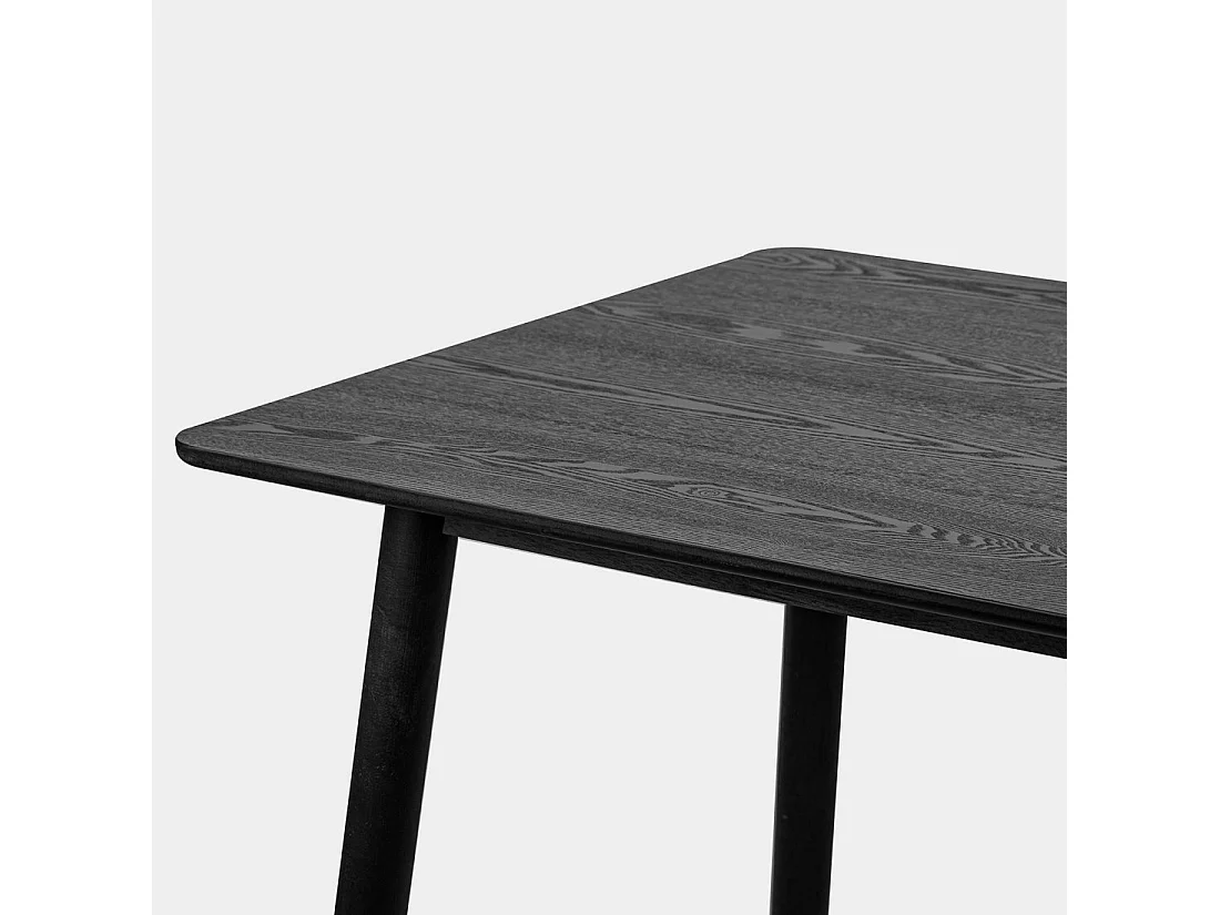 Mesa fija de Madera Negro 75 x 120- Ada