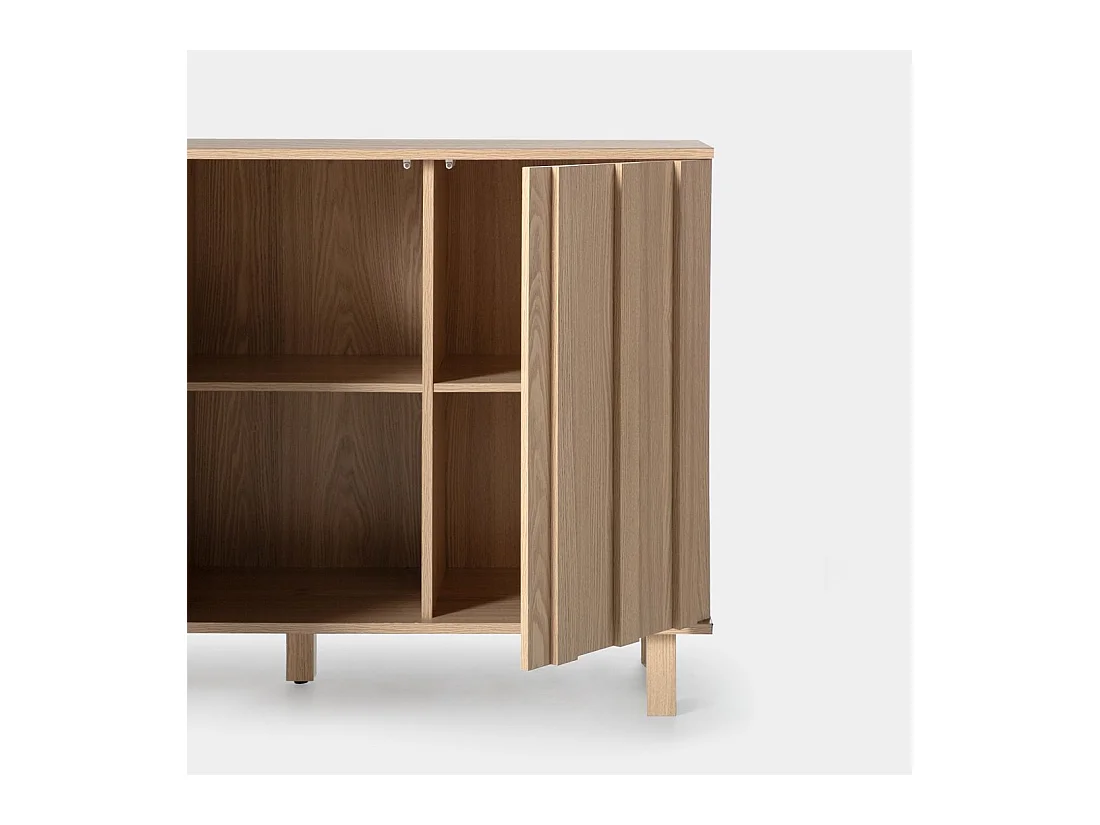 Aparador bajo de Madera Natural 80 x 120- Otto