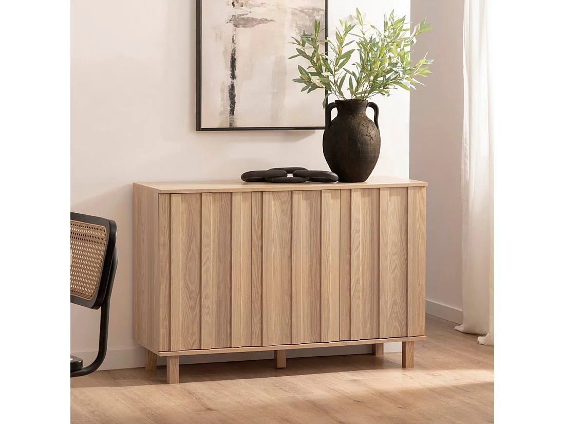 Aparador bajo de Madera Natural 80 x 120- Otto