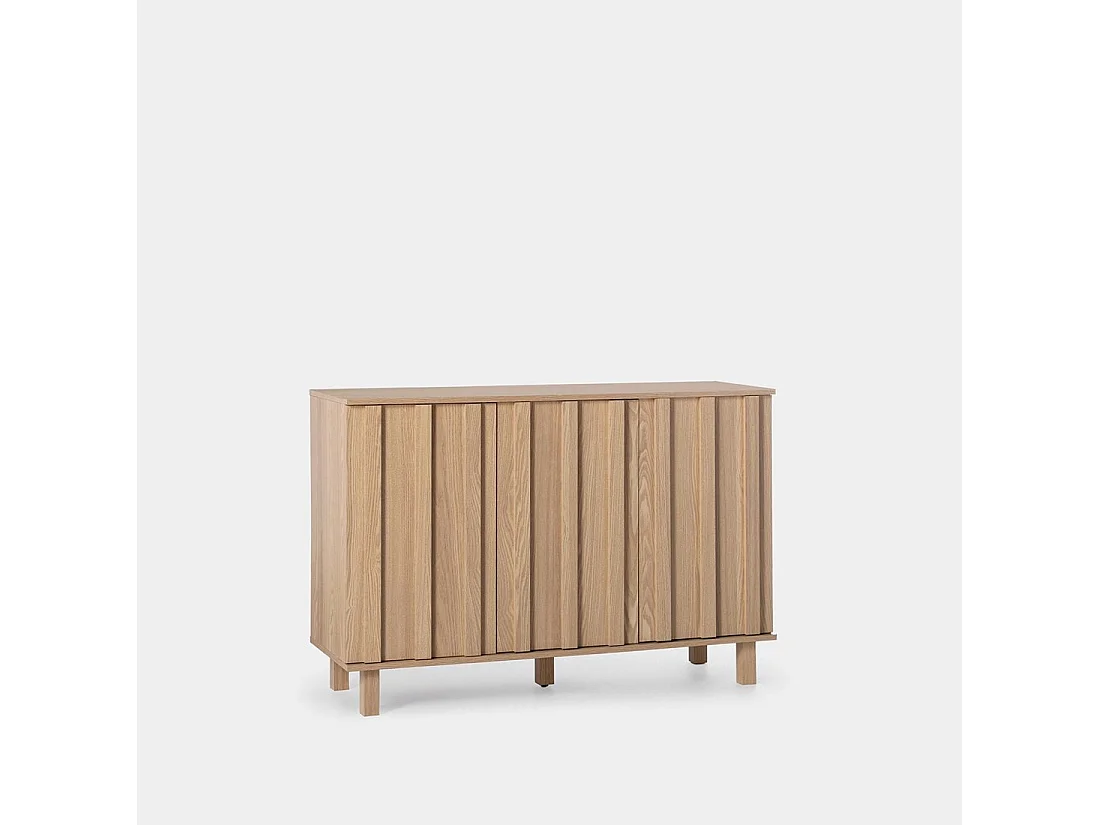 Buffet en bois naturel 120x80 cm-Otto