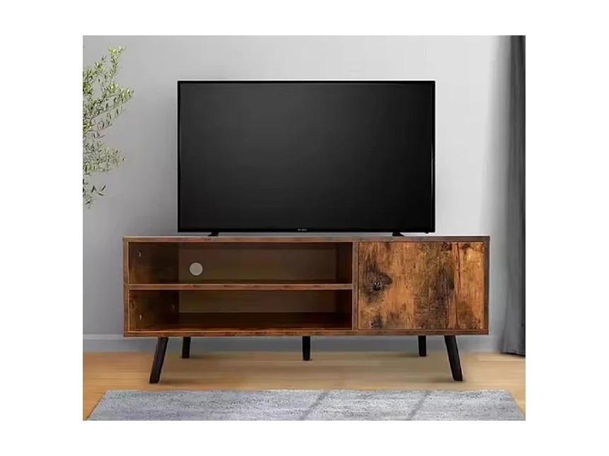 Meuble TV Atlas - Brun - 110x40x49,5 cm
