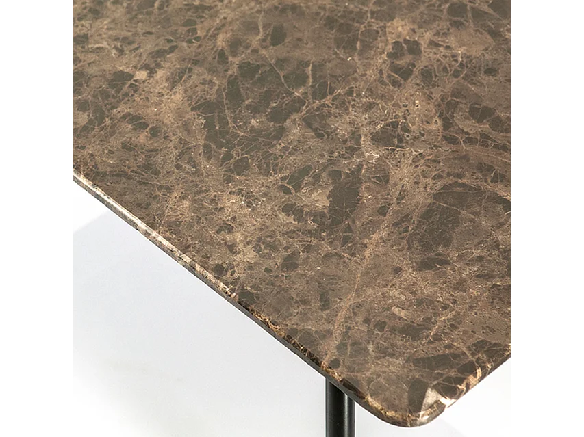 Furnilux Couchtisch - Schwarz und Braun - Industriedesign