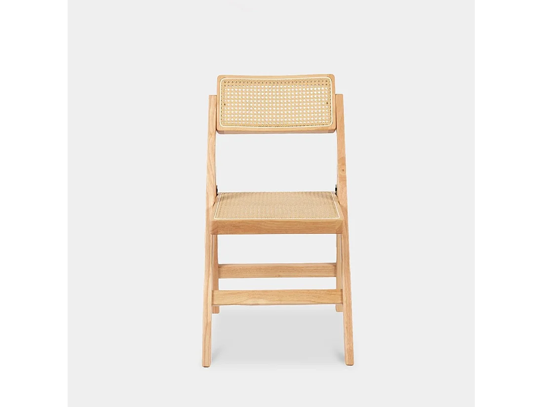 Silla de comedor de Madera Natural 82 x 46- Pia